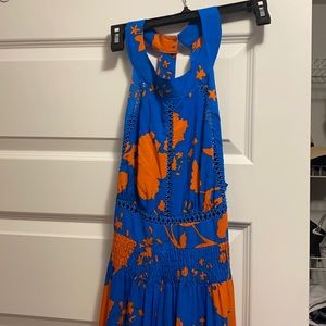 Abel the Label floral halter maxi dress